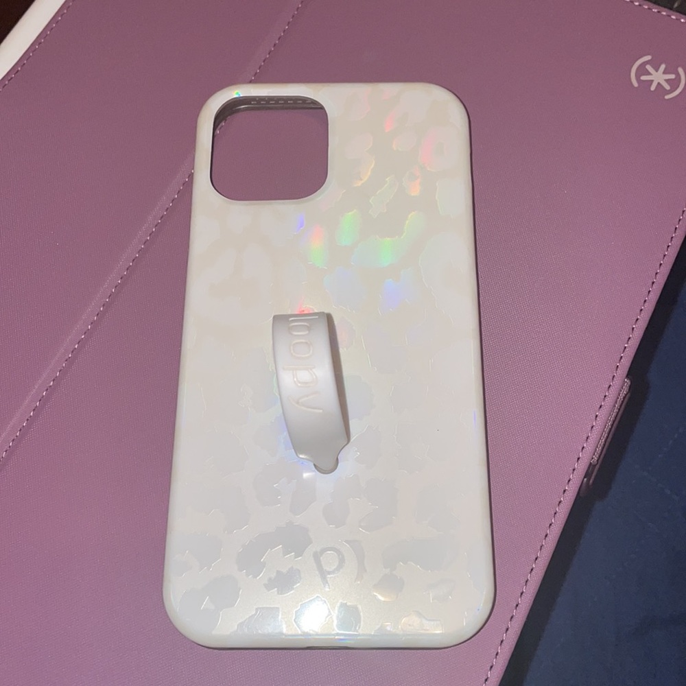 Loopy Original opal leopard iridescent - iPhone 12/12 Pro (6.1" Screen) case